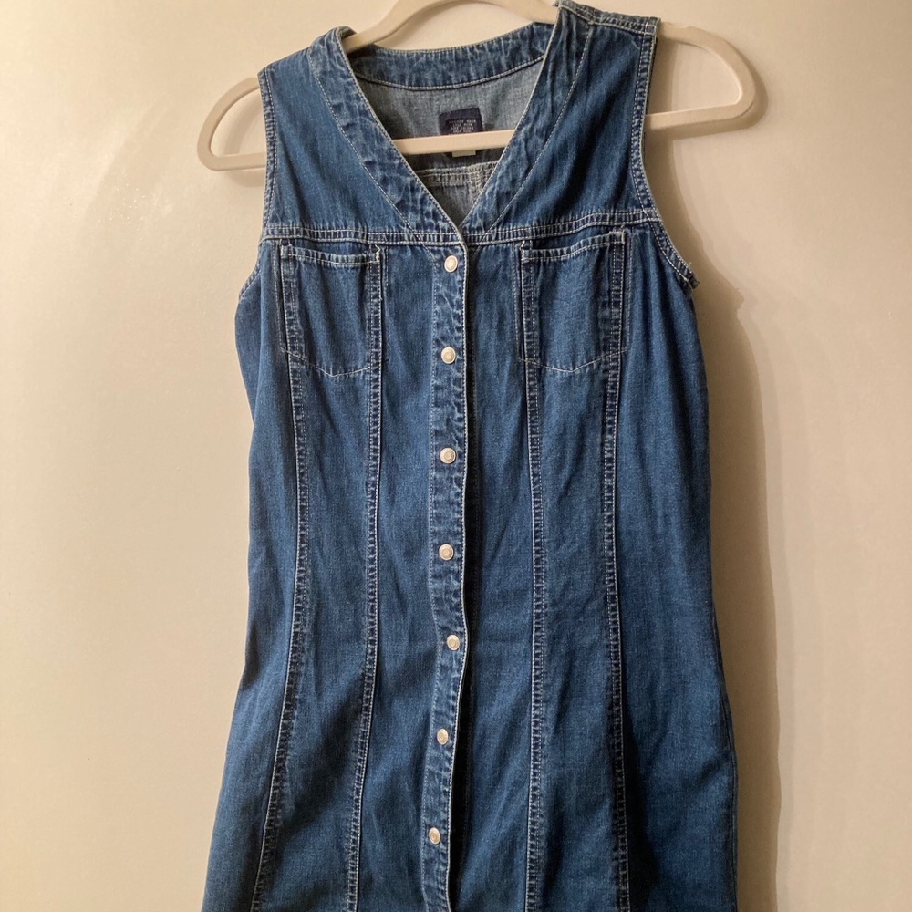 Vintage Gap Denim Dress Size 1
